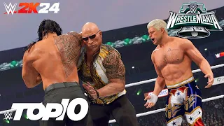 WWE 2K24: TOP 10 Predictions for WrestleMania 40!