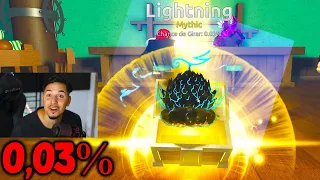 GIREI a LIGHTNING e USEI TODO SEU POTENCIAL no FRUIT BATTLEGROUNDS 🔥