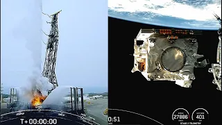 EarthCARE Sun-Synchronous Orbit ESA and JAXA SpaceX Falcon9 Launch Mission Liftoff Vandenberg SFB