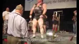 Andy Bolton world record deadlifts 2002-2009 / 420.5kg to 457.5kg