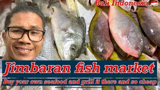 Jimbaran seafood market | tips for you,buy your own seafood and grill it there and so cheap #Seafood