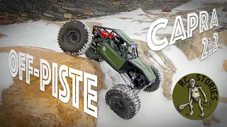 Axial Capra Goes Off-piste! - Snow and Rock Crawl