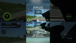 Drag Race: VW Golf 8 GTI vs RaceChip Golf 8 GTI #dragrace #racechip