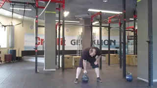 НАПОПА ВЫРЫВАНИЕ ГИРИ 48 КГ НА 5 ПО КРАВЧЕНКО ЗА МИНУТУ.BOTTOM UP 48KG KETTLEBELL DEAD MUSCLE SNATCH