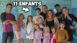 CETTE FAMILLE A 11 ENFANTS !!