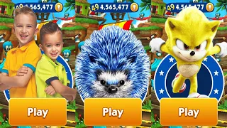 Sonic Dash - Movie Super Sonic vs Real Sonic The Hedgehog vs Vlad & Niki Run All Characters Unlocked