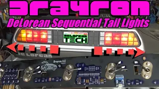 DeLorean Sequential Tail Lights: Drayron Unboxing, Install, Test & Review + Help Skip Decide!