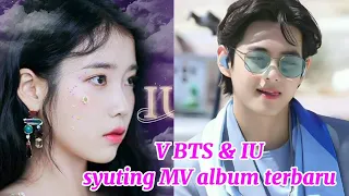 V BTS and IU filmed together for a new album project. #bts #taehyung #vbts #iu