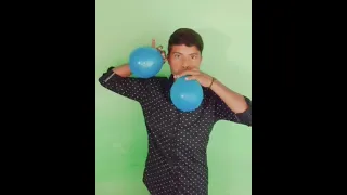 Balloon magic tricks 🤯🤯🔥🔥🔥 Floating glass magic trick #shorts #jadu #balloon #tutorial #magic 😱😱😱