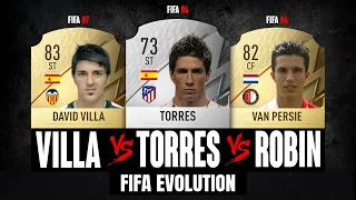 Villa VS Torres VS van Persie FIFA EVOLUTION! 😱🔥 | FIFA 05 - FIFA 22