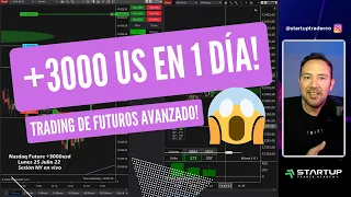 ✅ 3000usd EN 1 DÍA CON MICRO NASDAQ! Trading de Futuros en NinjaTrader. Sí es posible!