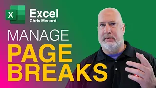 Excel Page Break Preview and Inserting Page Breaks