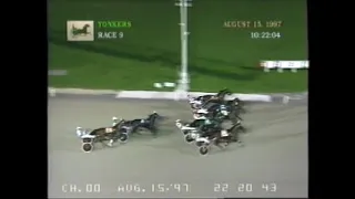 1997 Yonkers Raceway WESTERN DREAMER Mike Lachance Cane Pace Elimination