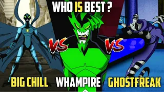 Ghostfreak VS Whampire VS Big Chill | Who Will Win ? | Ben 10 | Battle Of The Day | By Lightdetail