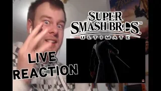 LIVE REACTION - Super Smash Bros. Ultimate 3.0 + Joker... Gameplay (Kind of)