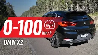 2018 BMW X2 sDrive20i 0-100km/h & engine sound