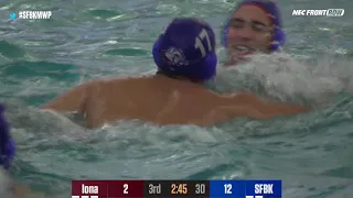 SFBK Men's Waterpolo Vs  Iona College 9/26/18 (17-1)