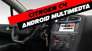 Citroen C4 Android Multimedya Sistemi Montaj Uygulaması