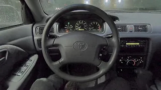 1998 Toyota Camry LE POV ASMR Style Test Drive Rainy Night