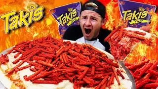 THE TREMENDOUS TAKIS PIZZA CHALLENGE (12,000+ CALORIES)