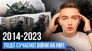 УСЕ ПРО РОСІЙСЬКО-УКРАЇНСЬКУ ВІЙНУ 2014-2023 рр на НМТ з історії