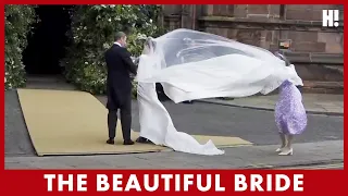 The STUNNING Olivia Henson arrives for her wedding | HELLO!