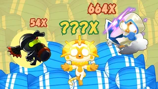 How Many MOABs Can Every Tier 5 Pop? | Magic | BTD6