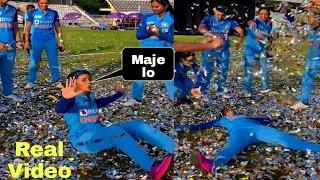 Watch smriti mandana and jeminah having fun after winning women Asia Cup final against Sri Lanka