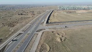 Shymkent city 4K dron video