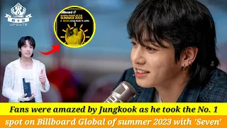 BTS news today! Army Proud of Jungkook's Number 1 Position on Global Billboard 🥳