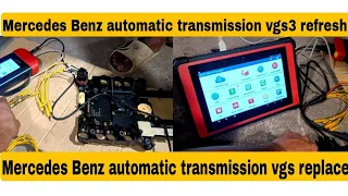 how to repair Mercedes megatronick Mercedes Benz ml350 vgs3 refresh vergin automatic transmission