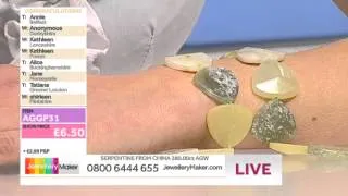 JewelleryMaker LIVE AM 27/01/2014 [How to do Macrame]