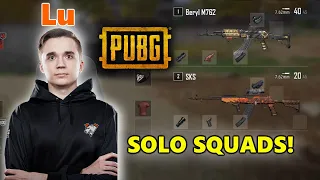 VP Lu - SOLO SQUADS! - SKS + Beryl M762 - PUBG