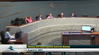 August 8, 2023 Housing and Redevelopment Authority Meeting