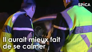 Alcoolisé, le contrôle routier dégénère