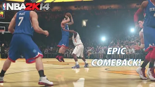 NBA 2K14 MyCAREER Highlights: 76ers vs. Suns, Year 6 | Epic Comeback From 24 Points Down!