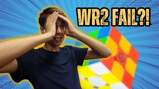 3.4x WR2 Rubik’s Cube Solve FAIL