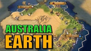 Civ 6: Australia Gameplay [True Start Earth Map] Let’s Play Civilization 6 as Australia | Part 2