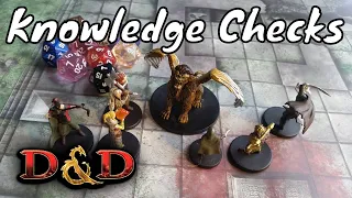 Problems & Solutions for Knowledge Checks in D&D 5E