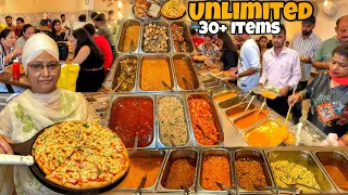 30+ Items Wala UNLIMTED FOOD Buffet At Rs.169/- Only | Unlimited Pizza | Street Food India