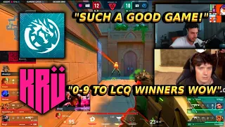 Tarik and SliggyTV Reacts to Kru Qualify for VCT Champs 2023 BEATING LEV "Messi Buff is Real"