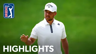 Xander Schauffele extends lead to four | Round 2 | Wells Fargo Championship | 2024