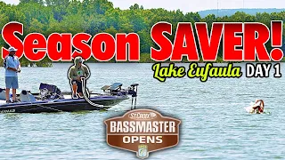 One GIANT Bite changed my Entire Season!! (Bassmaster Open Lake Eufaula Day 1)