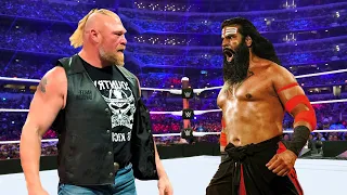 FULL SEGMENT - WWE 2k23 Brock Lesnar vs Veer Mahaan