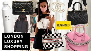 LUXURY London Shopping Vlog SELFRIDGES 🇬🇧 ft. Chanel, LV, Dior, Givenchy, Fendi, Gucci 😮