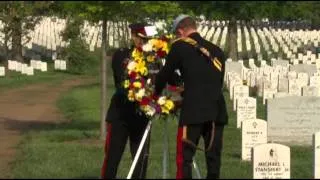 Prince Harry Visits Arlington Nat'l. Cemetery