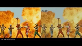 PR Mystic Force/ Magiranger Legend Warrior Mode First Appearance (PR and Sentai version)