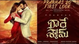 Radhe Shyam Official Teaser |  Prabhas | Pooja Hegde  | K K  Radhakrishna Kumar | Prabhas 20Full HD