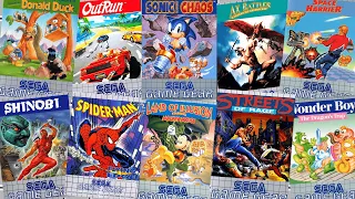 Top 150 best Sega Game gear games in chronological order 1991 -1997