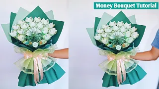 Money Bouquet Tutorial #diybouquet #moneybouquet #moneyflower